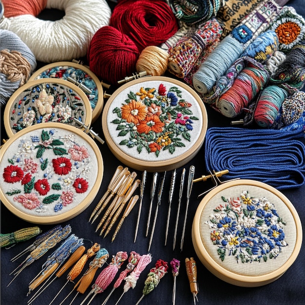 Seturi de broderie și modele